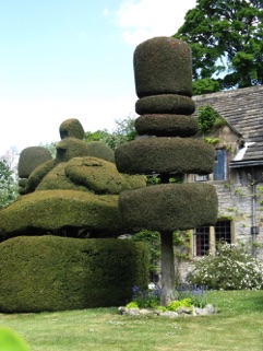 Topiary at Haddon Hall